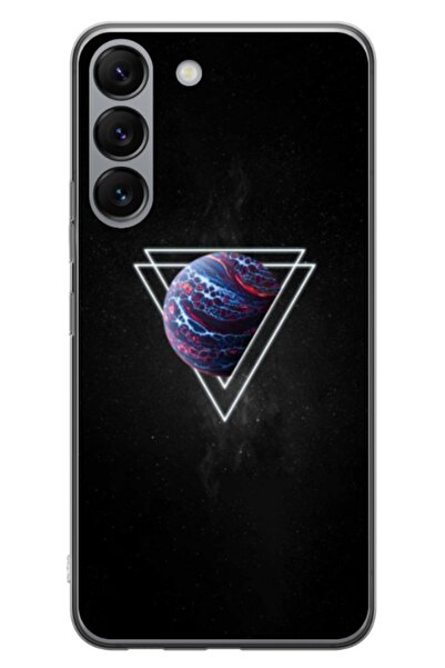 Atlas Εξατομικευμένη θήκη τύπου Samsung Galaxy S23, Triangle Planet, , S1D1M0278