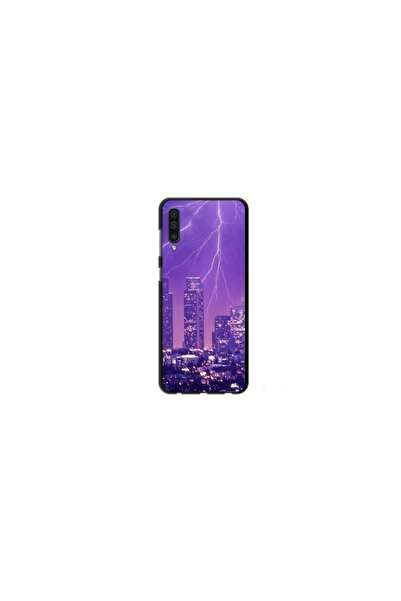 Atlas Husa personalizata tip carcasa Huawei P30, Purple Lightning, , S1D1M0354