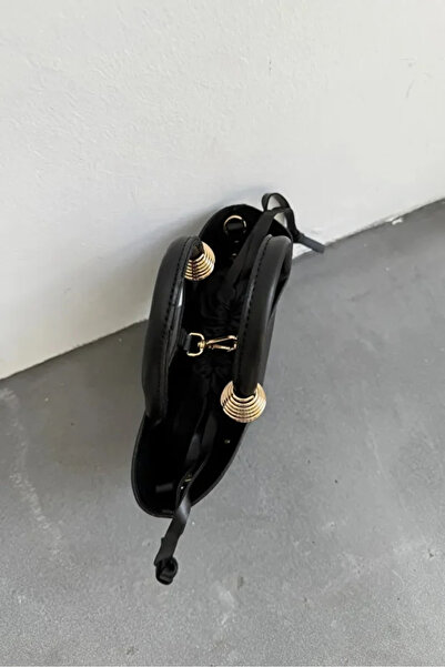 Rivina Mini Shopper Hand Shoulder Bag with Metallic Detail