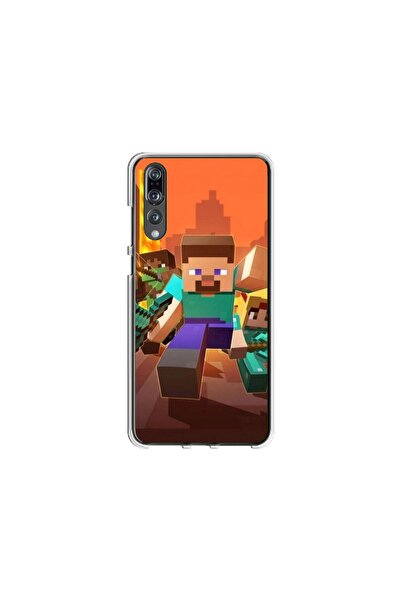 Atlas Husa personalizata tip carcasa Huawei P20, Minecraft 1, , S1D1M0125
