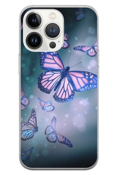Atlas Husa personalizata tip carcasa Apple iPhone 15 Pro Max, Butterfly 1, , ...