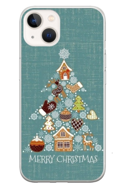 Atlas Εξατομικευμένη θήκη τύπου Apple iPhone 13 Mini, Merry Christmas 1, , S1...