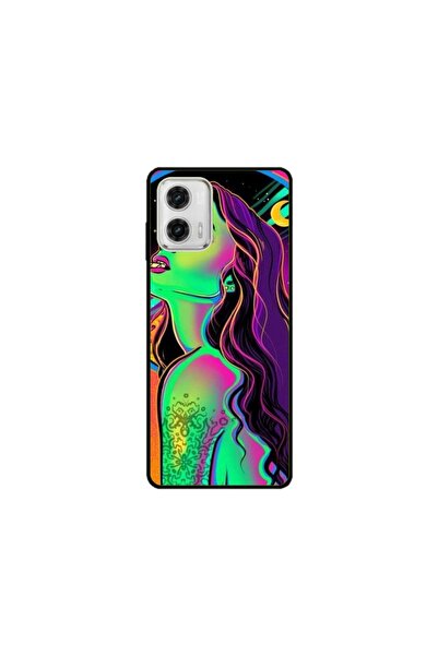 Atlas Εξατομικευμένη θήκη τύπου Motorola Moto E22i, Colorful Girl, , S1D1M0249
