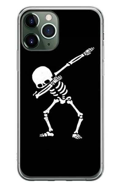 Atlas Husa personalizata tip carcasa Apple iPhone 11 Pro, Dab Skeleton, , S1D...
