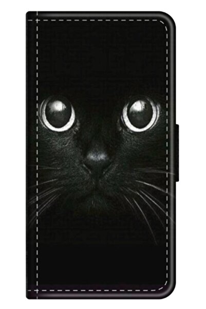 Atlas Εξατομικευμένη θήκη βιβλίου HQ Xiaomi Redmi Note 9, Black Cat 1, πολύχρ...