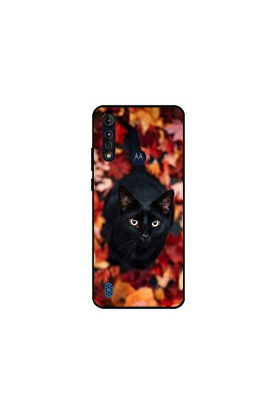 Atlas Husa personalizata tip carcasa Motorola Moto G8 Power Lite, Black Cat 3...