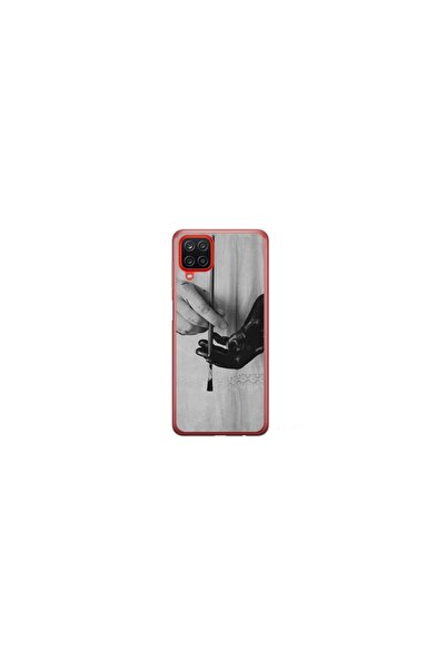 Atlas Husa personalizata tip carcasa Samsung Galaxy A12, Black Paint, , S1D1M...