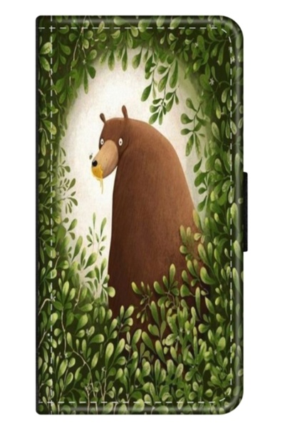 Atlas Персонализиран калъф-книга за Huawei P50 Pro, Мече, , S1D1M0312