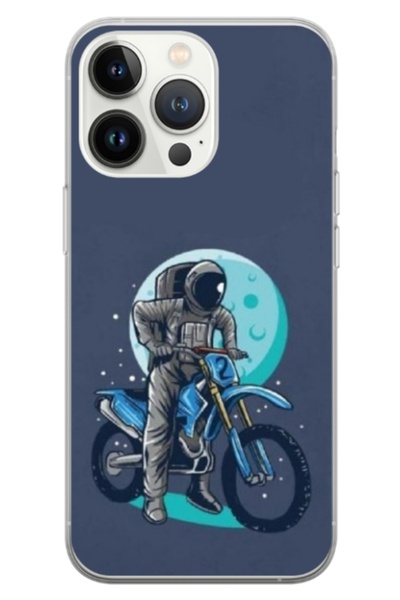 Atlas Husa personalizata tip carcasa Apple iPhone 14 Pro, Biker Astronaout, ,...