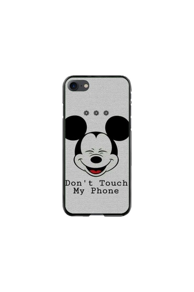 Atlas Husa personalizata tip carcasa Apple iPhone 8, Dont Touch my Phone 3, ,...