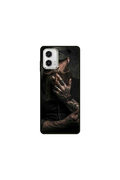 Atlas Husa personalizata tip carcasa Motorola Moto E22i, Beard Man, , S1D1M0355