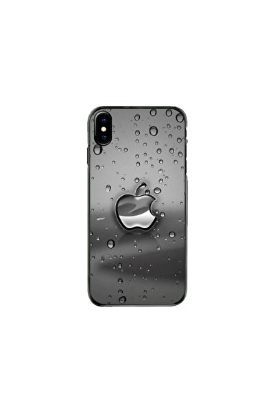 Atlas Husa personalizata tip carcasa Apple iPhone XS Max, Rainy Apple logo, ,...