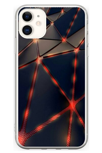 Atlas Εξατομικευμένη θήκη τύπου Apple iPhone 12 Mini, Lava Triangles, , S1D1M...