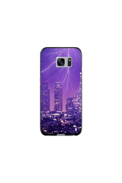 Atlas Προσαρμοσμένη θήκη Samsung Galaxy S7, Purple Lightning, , S1D1M0354