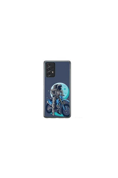 Atlas Εξατομικευμένη θήκη τύπου Samsung Galaxy A23 5G, Biker Astronaout, , S1...