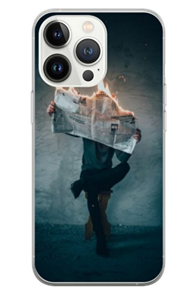 Atlas Εξατομικευμένη θήκη τύπου Apple iPhone 13 Pro, Burn the News, , S1D1M0345