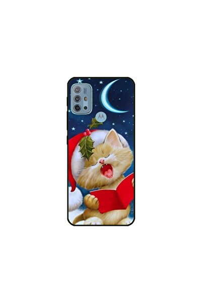 Atlas Προσαρμοσμένος τύπος θήκης Motorola Moto G10 Power, Christmas Cat, , S1...