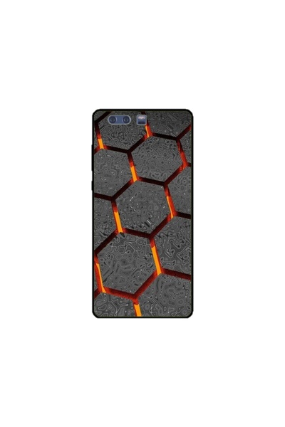 Atlas Husa personalizata tip carcasa Huawei P10, Lava Hex, , S1D1M0265