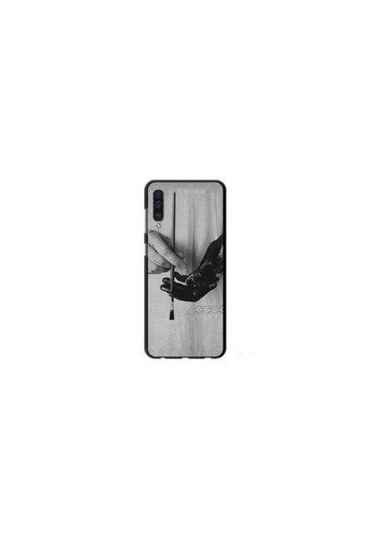Atlas Husa personalizata tip carcasa Huawei P30 Lite, Black Paint, , S1D1M0336