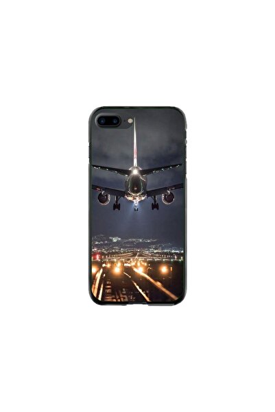 Atlas Husa personalizata tip carcasa Apple iPhone 8 Plus, Airplane Landing, ,...