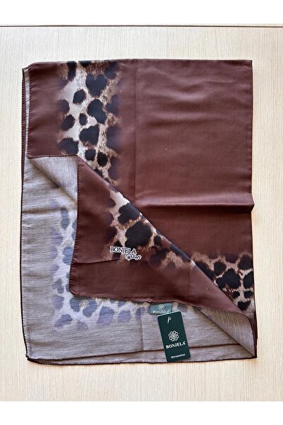 Bonjela Soft Elegant Leopard Patterned Fashion Trend Shawl 70 X180