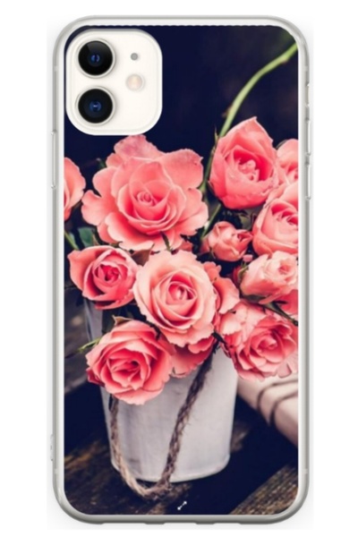 Atlas Husa personalizata tip carcasa Apple iPhone 12 Mini, Flowers 22, , S1D1...