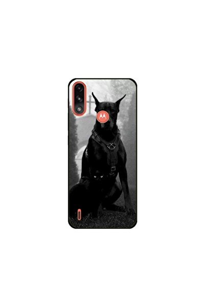Atlas Husa personalizata tip carcasa Motorola Moto E7 Power, Doberman, , S1D1...