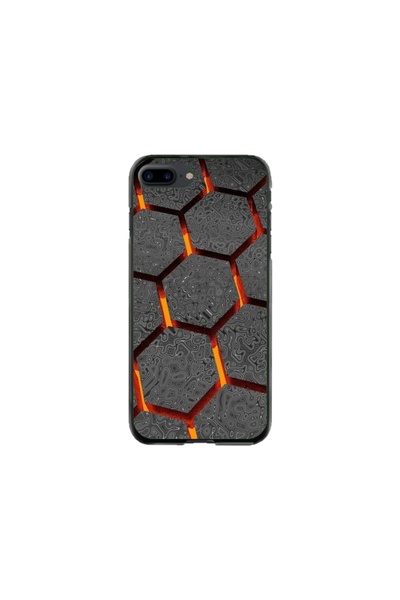 Atlas Husa personalizata tip carcasa Apple iPhone 8 Plus, Lava Hex, , S1D1M0265
