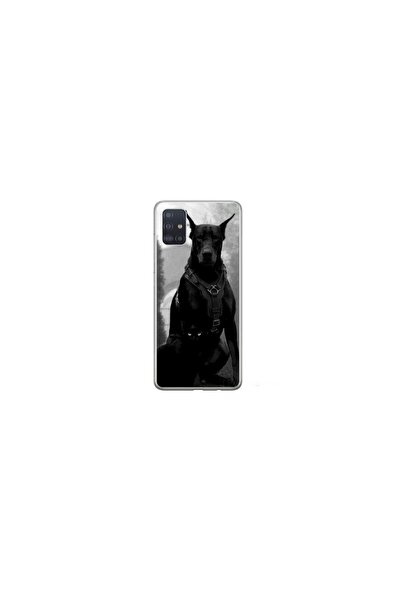Atlas Персонализиран калъф тип Samsung Galaxy A71, Доберман, , S1D1M0018