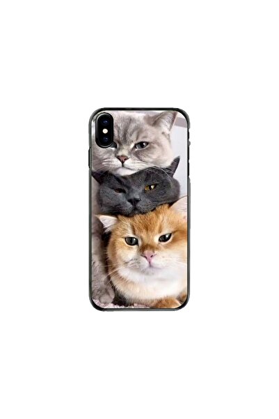 Atlas Персонализиран калъф тип Apple iPhone X, Котки, , S1D1M0116