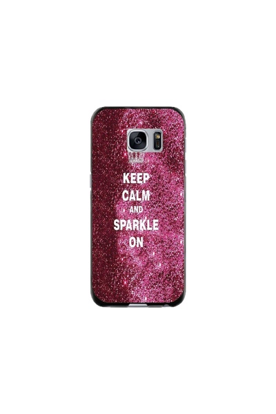 Atlas Προσωποποιημένη θήκη Samsung Galaxy S7, Keep Calm and Sparkle On, , S1D...