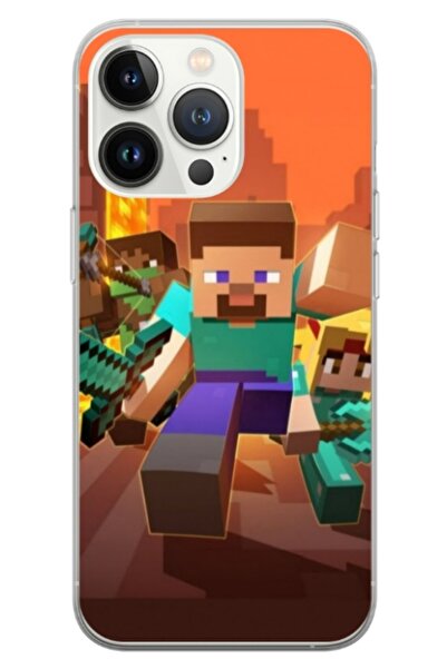 Atlas Персонализиран калъф тип Apple iPhone 13 Pro, Minecraft 1, , S1D1M0125