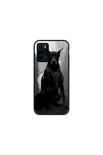 Atlas Персонализиран калъф тип Motorola Moto G42, Доберман, , S1D1M0018
