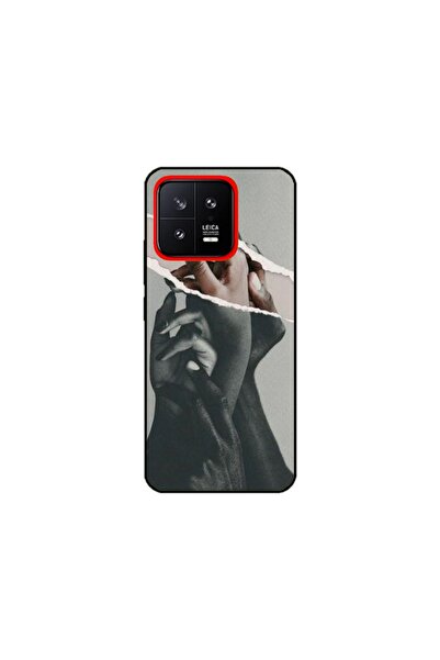 Atlas Husa personalizata tip carcasa Xiaomi 13, Black and White Hands, , S1D1M0300