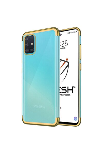 Atlas Θήκη SAMSUNG Galaxy A71 - Επαργυρωμένη μαλακή (χρυσή)