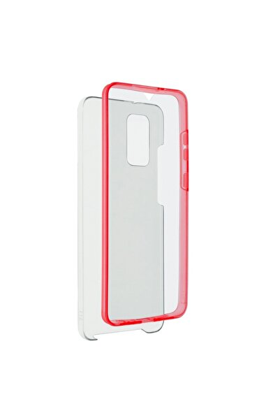 Atlas Husa SAMSUNG Galaxy A41 - 360 Grade (Fata Silicon/Spate Plastic Rosu)