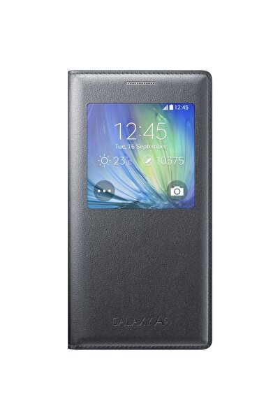 Atlas Оригинален калъф за SAMSUNG Galaxy A5 (2015) A500F - S-View калъф (сив)