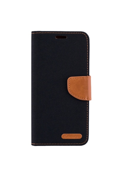 Atlas Husa HUAWEI Y6 2018 - Canvas Book (Negru)