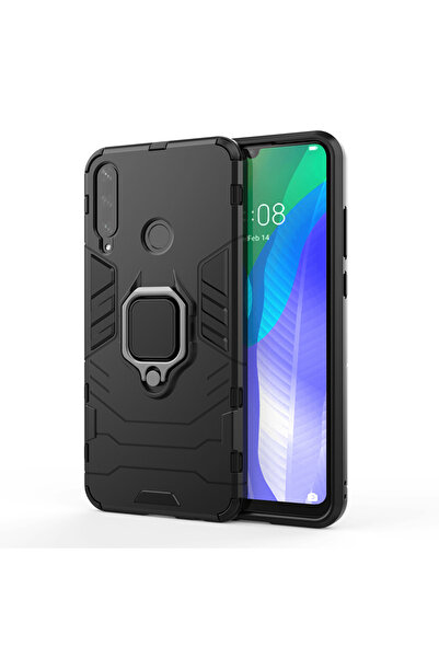 Atlas Husa HUAWEI Y6p - Ring Armor (Negru)