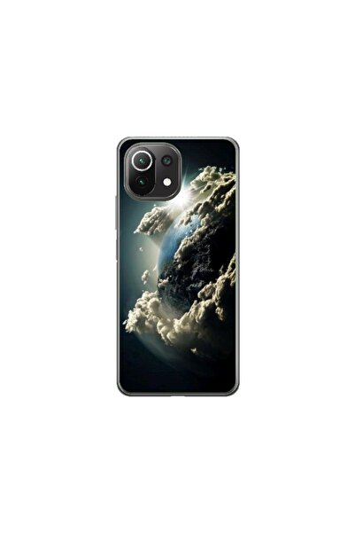 Atlas Персонализиран калъф тип Xiaomi Mi 11 Lite 5G, Cloudy Earth, , S1D1M0067