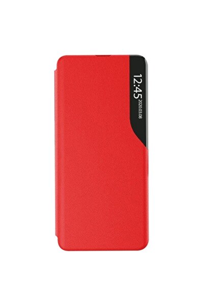 Atlas Husa pentru SAMSUNG Galaxy A32 (4G) - Leather View Case (Rosu)