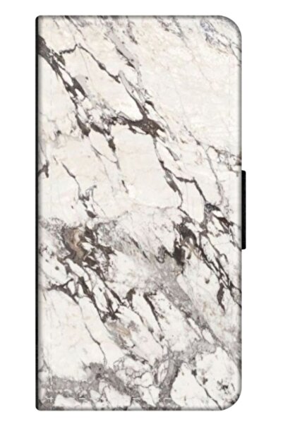 Atlas Husa personalizata tip carte Samsung Galaxy S23 Plus, White Marble, , S...