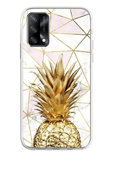 Atlas Μαλακή θήκη από σιλικόνη, συμβατή με Oppo A55 5G, ανανάς