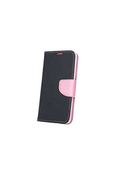Atlas Θήκη SAMSUNG Galaxy J5 2016 - Δερμάτινη Fancy TSS, Μαύρη/Ροζ
