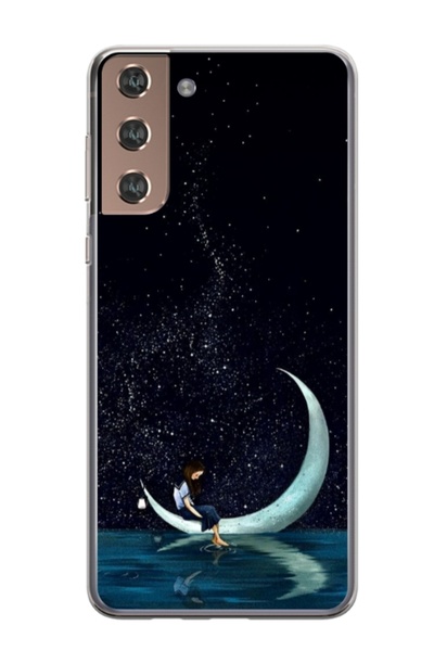 Atlas Husa personalizata tip carcasa Samsung Galaxy S24, Moon Fishing, , S1D1...