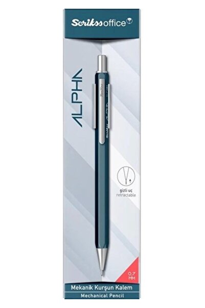 Scrikss Alpha Versatil Kalem 0.7 Şeffaf Ambalaj Mavi
