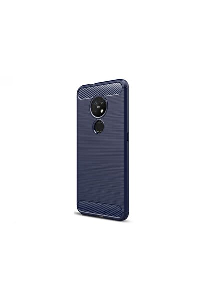 Atlas Калъф за NOKIA 7.2 - Карбон (тъмносин)