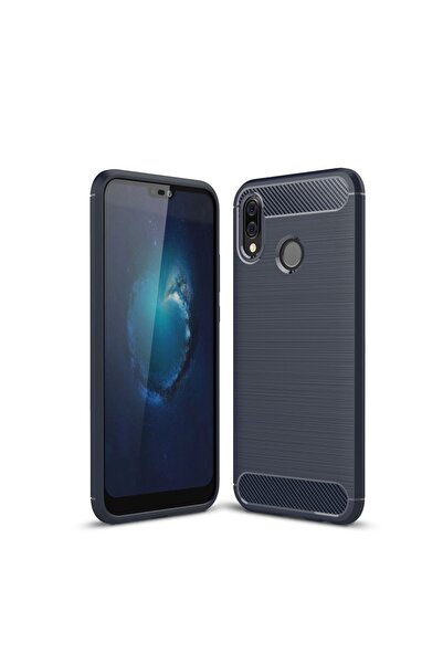Atlas Husa Pentru HUAWEI P20 Lite - Luxury Carbon TSS, Bleumarin