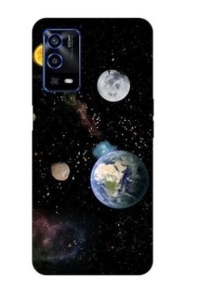 Atlas Μαλακή θήκη σιλικόνης, συμβατή με Oppo A55 5G, Planets