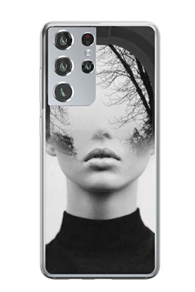 Atlas Husa personalizata tip carcasa Samsung Galaxy S22 Ultra, Abstract Lady,...